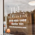 Exterior Photo: Front door of Durham NC Dental Practice