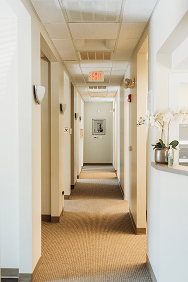 Interior Photo: Hallway of Durham NC Dental Practice