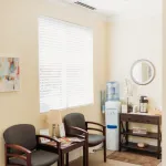 Photo: Dental patient waiting room and refreshments in Durham NC